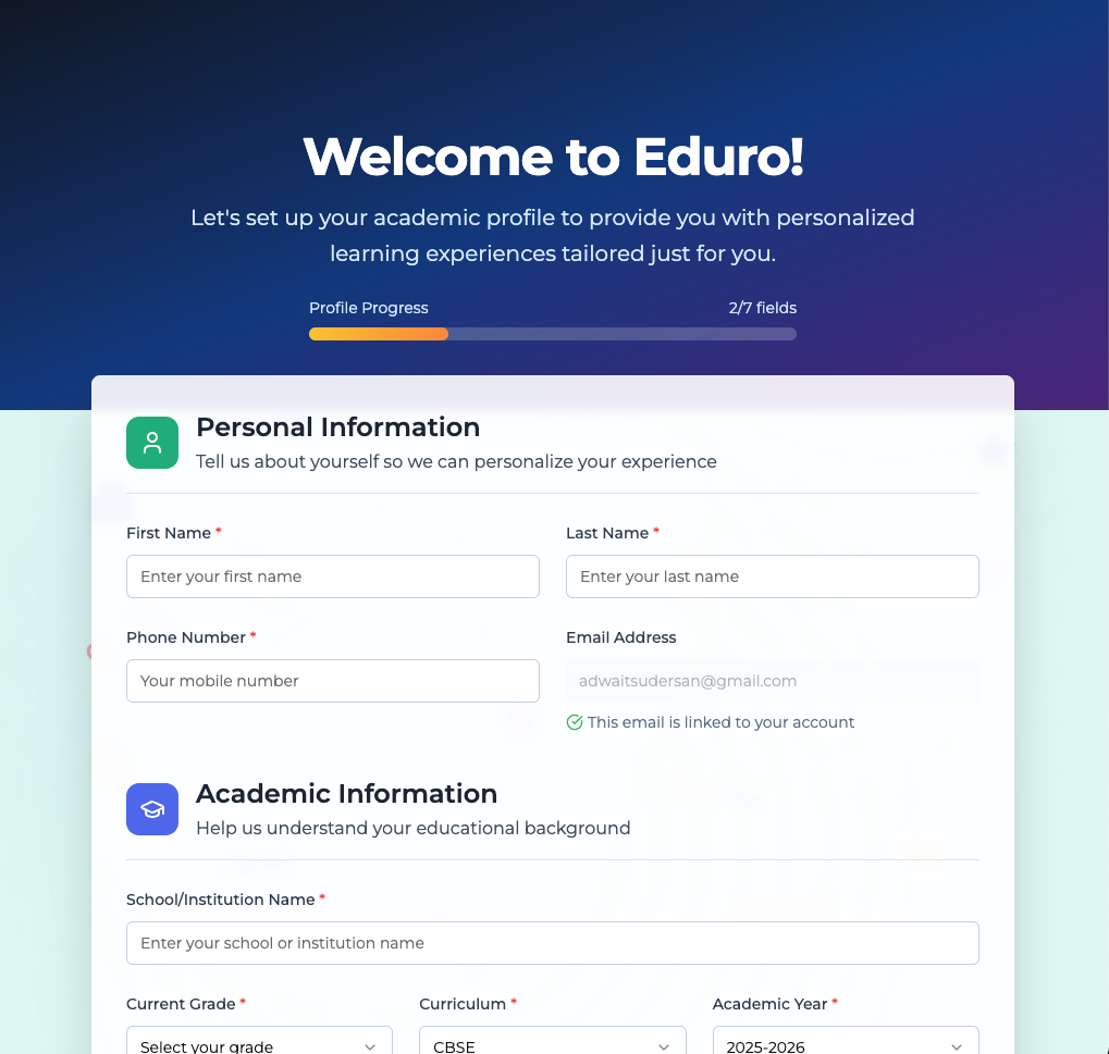 AI Tutor Interface Demo